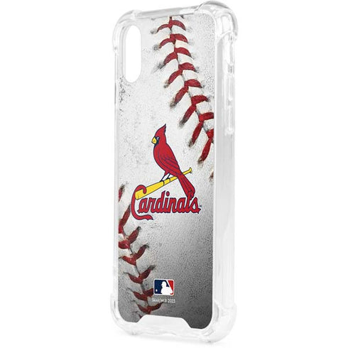 MLB St. Louis Cardinals Game Ball iPhone XS Clear Case