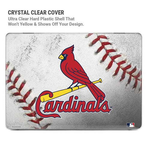 MLB St. Louis Cardinals Game Ball MacBook Pro 14in (2021-24) Case plus Skin