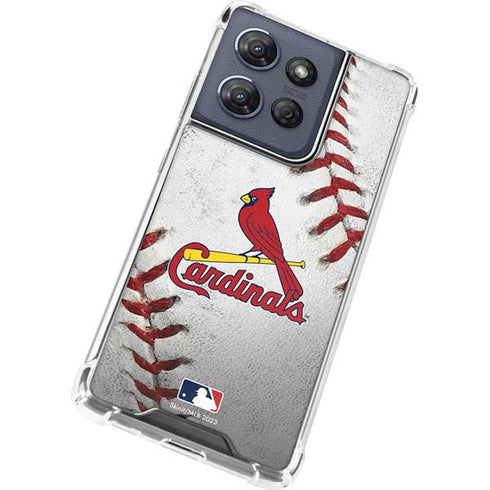MLB St. Louis Cardinals Game Ball Moto G Play 5G (2025) Clear Case