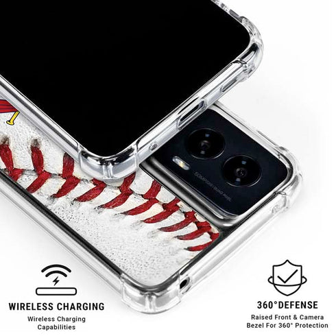 MLB St. Louis Cardinals Game Ball Moto G Power 5G (2024) Clear Case