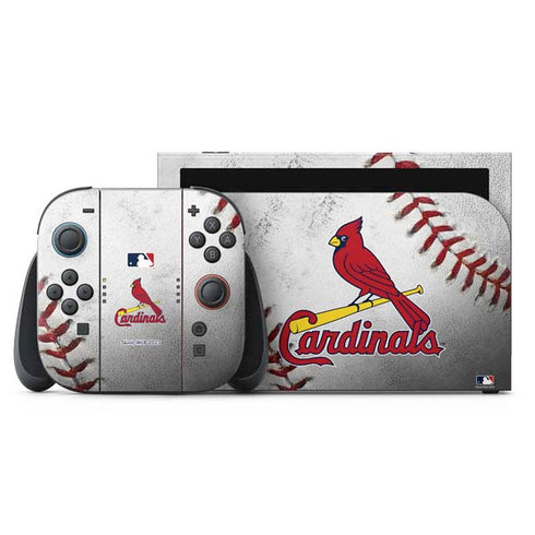 MLB St. Louis Cardinals Game Ball Nintendo Switch 2 (2025) with Joy-Con Skin
