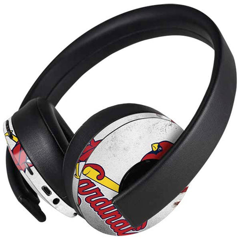 MLB St. Louis Cardinals Game Ball PlayStation 4 Gold Wireless Headset Skin
