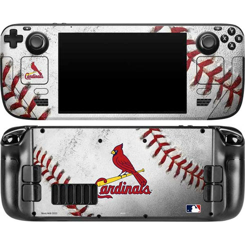 MLB St. Louis Cardinals Game Ball Steam Deck Handheld Gaming Computer OLED Skin