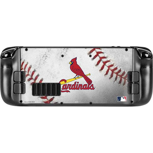 MLB St. Louis Cardinals Game Ball Steam Deck Handheld Gaming Computer Skin