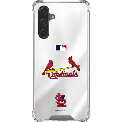 MLB St. Louis Cardinals Home Jersey Galaxy A17 Clear Case