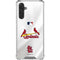 MLB St. Louis Cardinals Home Jersey Galaxy A17 Clear Case