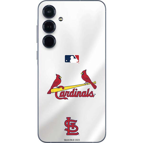 MLB St. Louis Cardinals Home Jersey Galaxy A35 5G Skin