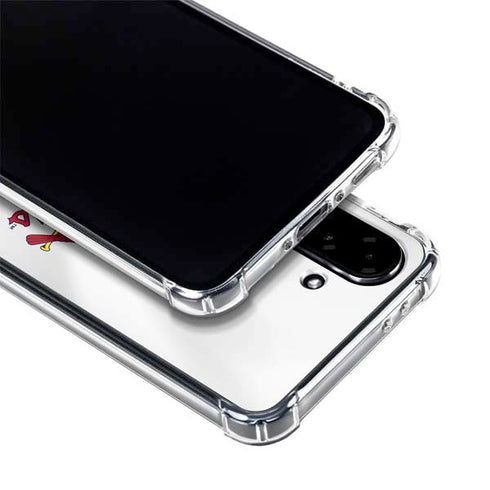 MLB St. Louis Cardinals Home Jersey Galaxy A36 5G Clear Case