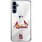 MLB St. Louis Cardinals Home Jersey Galaxy A55 5G Clear Case