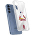 MLB St. Louis Cardinals Home Jersey Galaxy A55 5G Clear Case