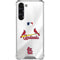 MLB St. Louis Cardinals Home Jersey Galaxy S24 FE Clear Case