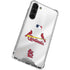 MLB St. Louis Cardinals Home Jersey Galaxy S24 FE Clear Case