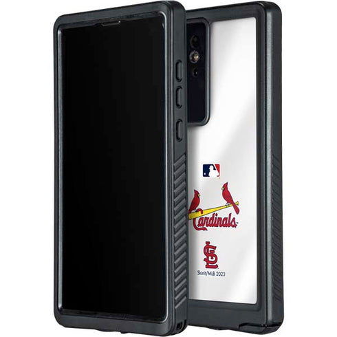 MLB St. Louis Cardinals Home Jersey Galaxy S24 Ultra Waterproof Case