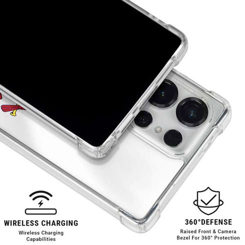 MLB St. Louis Cardinals Home Jersey Galaxy S25 Ultra Clear Case