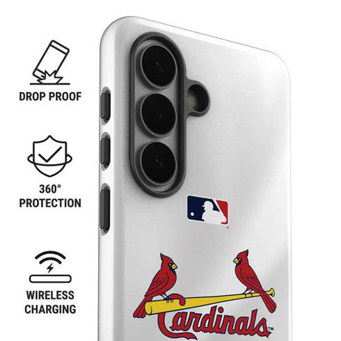 MLB St. Louis Cardinals Home Jersey Galaxy S26 Plus Impact Case