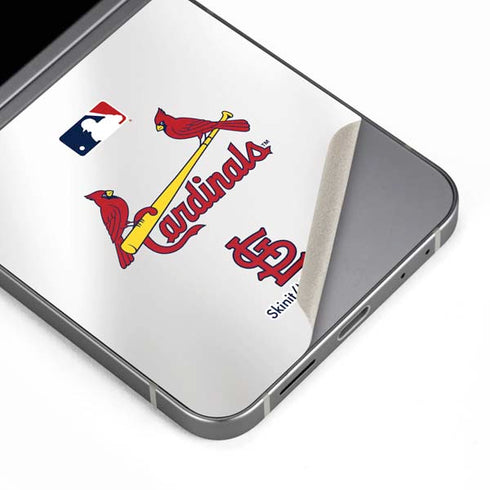 MLB St. Louis Cardinals Home Jersey Galaxy Z Flip6 Skin