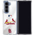 MLB St. Louis Cardinals Home Jersey Galaxy Z Fold5 5G Clear Case