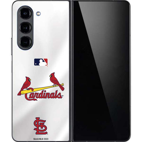 MLB St. Louis Cardinals Home Jersey Galaxy Z Fold5 5G Skin