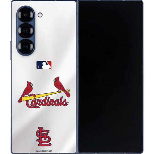 MLB St. Louis Cardinals Home Jersey Galaxy Z Fold6 Skin