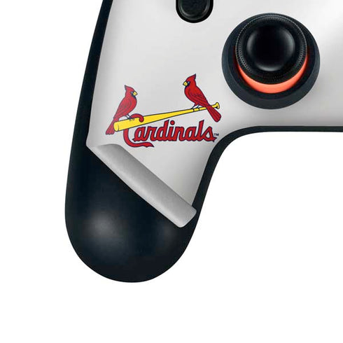 MLB St. Louis Cardinals Home Jersey Google Stadia Controller Skin