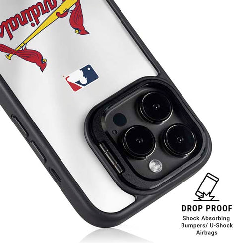 MLB St. Louis Cardinals Home Jersey iPhone 14 Pro Kickstand Case