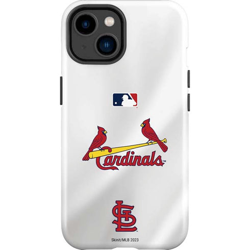 MLB St. Louis Cardinals Home Jersey iPhone 15 Impact Case
