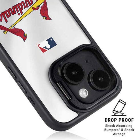MLB St. Louis Cardinals Home Jersey iPhone 15 Kickstand Case