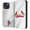 MLB St. Louis Cardinals Home Jersey iPhone 15 Plus Folio Case