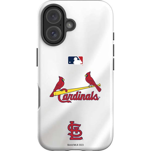 MLB St. Louis Cardinals Home Jersey iPhone 16 Impact Case