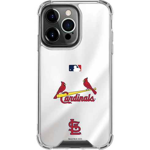 MLB St. Louis Cardinals Home Jersey iPhone 16 Pro Clear Case
