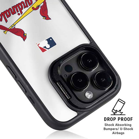 MLB St. Louis Cardinals Home Jersey iPhone 16 Pro Max Kickstand Case