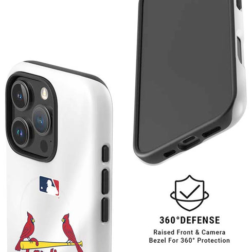 MLB St. Louis Cardinals Home Jersey iPhone 16 Pro Max Magsafe Impact Case