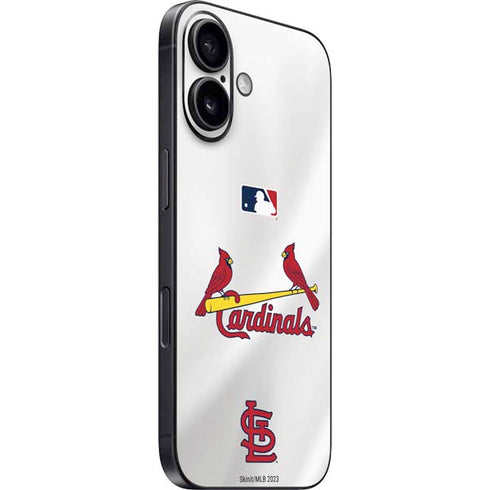 MLB St. Louis Cardinals Home Jersey iPhone 16 Skin