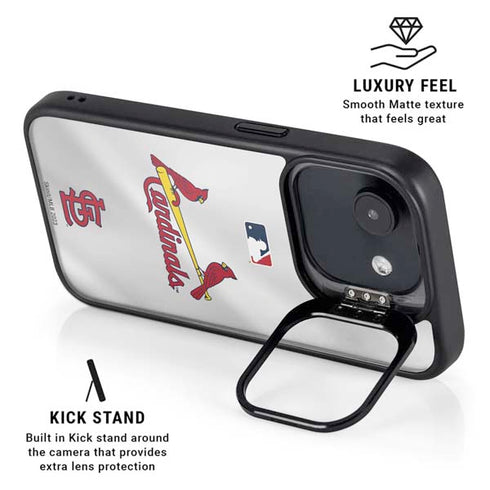 MLB St. Louis Cardinals Home Jersey iPhone 16e Kickstand Case