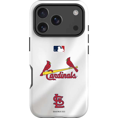 MLB St. Louis Cardinals Home Jersey iPhone 18 Pro Impact Case