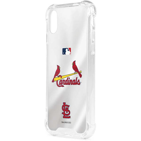 MLB St. Louis Cardinals Home Jersey iPhone XS Clear Case