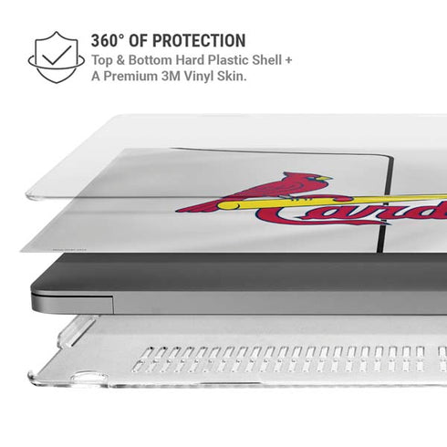 MLB St. Louis Cardinals Home Jersey MacBook Pro 14in (2021-24) Case plus Skin