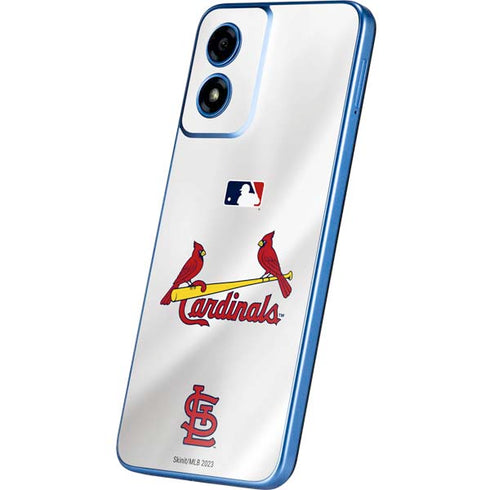 MLB St. Louis Cardinals Home Jersey Moto G Play 4G (2024) Skin