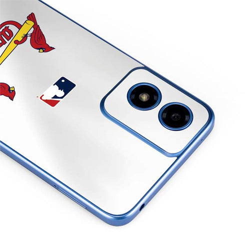 MLB St. Louis Cardinals Home Jersey Moto G Play 4G (2024) Skin