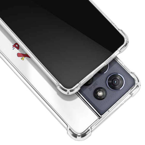 MLB St. Louis Cardinals Home Jersey Moto G Play 5G (2025) Clear Case