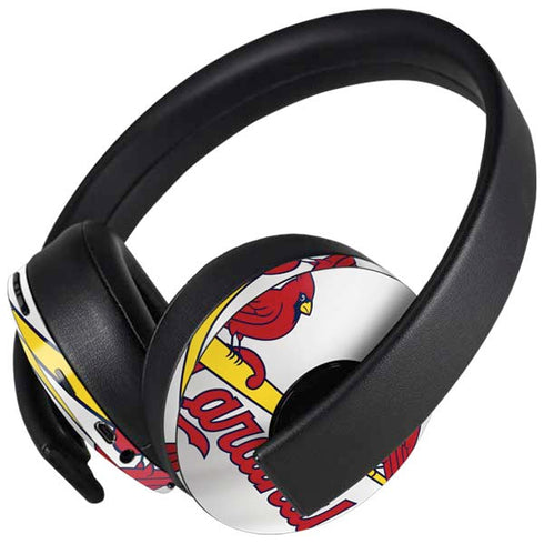 MLB St. Louis Cardinals Home Jersey PlayStation 4 Gold Wireless Headset Skin