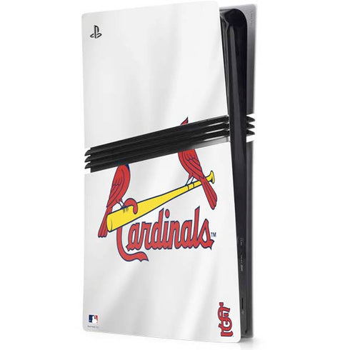 MLB St. Louis Cardinals Home Jersey PS5 Pro Console Skin