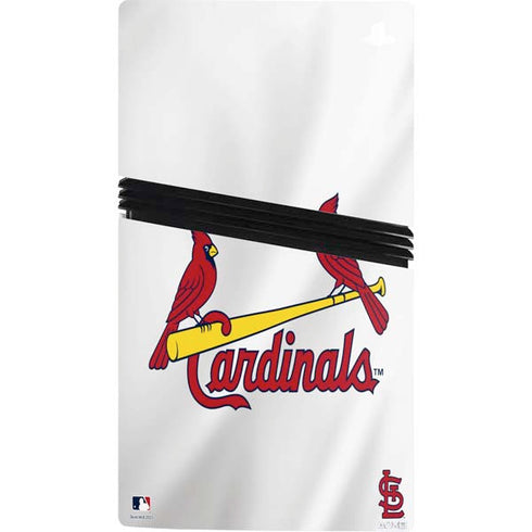 MLB St. Louis Cardinals Home Jersey PS5 Pro Console Skin