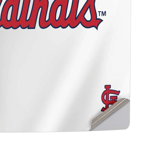 MLB St. Louis Cardinals Home Jersey PS5 Pro Console Skin