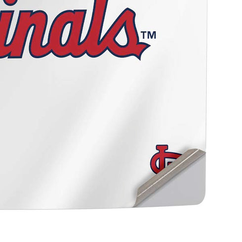 MLB St. Louis Cardinals Home Jersey PS5 Pro Disk Console Skin