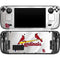 MLB St. Louis Cardinals Home Jersey Steam Deck Handheld Gaming Computer OLED Skin