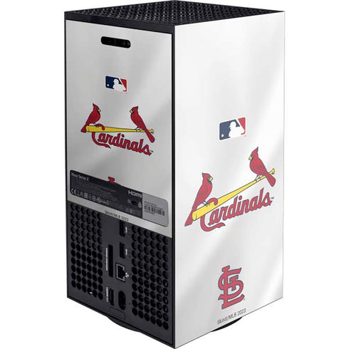 MLB St. Louis Cardinals Home Jersey XBox Series X Digital Edition Console Skin