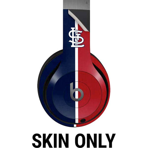 MLB St. Louis Cardinals Split Beats Solo 4 Wireless Headphones Skin