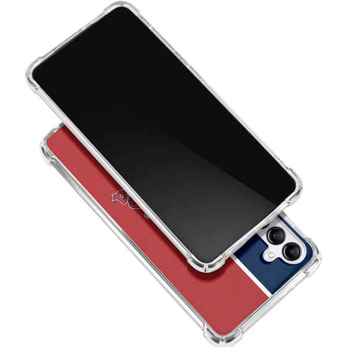 MLB St. Louis Cardinals Split Galaxy A16 5G Clear Case
