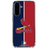 MLB St. Louis Cardinals Split Galaxy A36 5G Clear Case